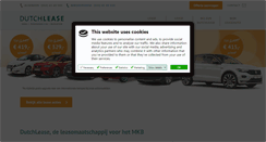 Desktop Screenshot of dutchlease.nl
